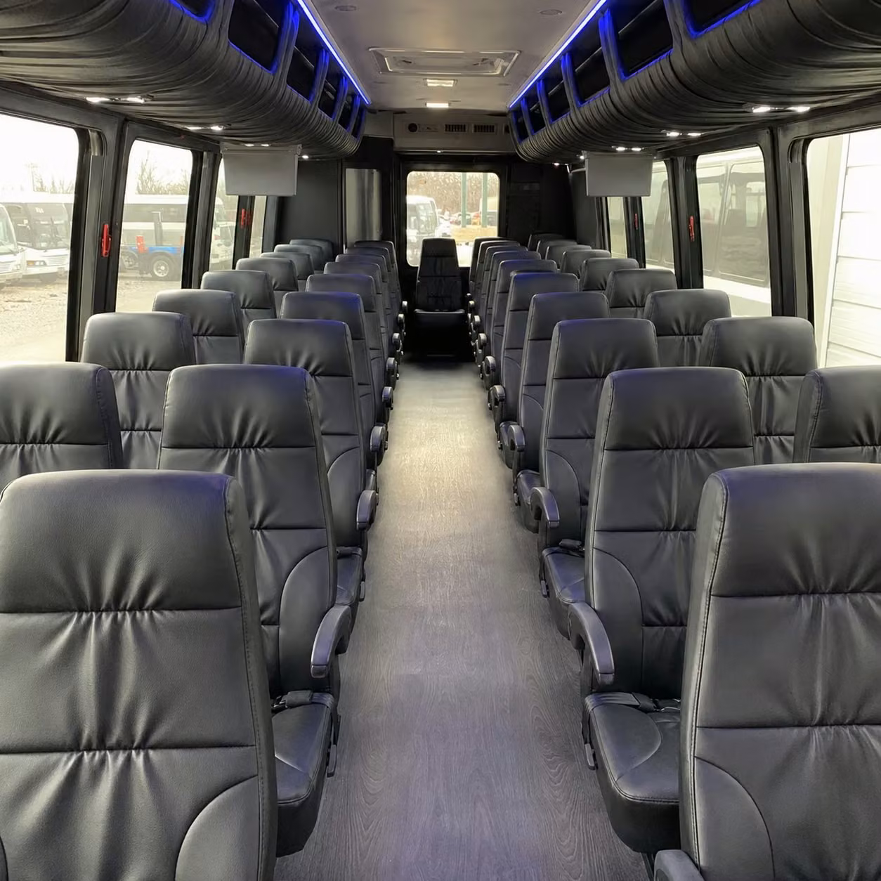 35 passenger minibus interior