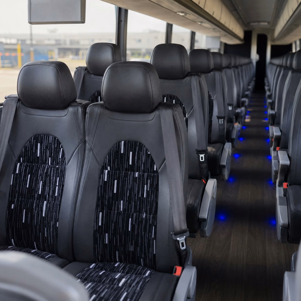 boynton beach charter bus interior