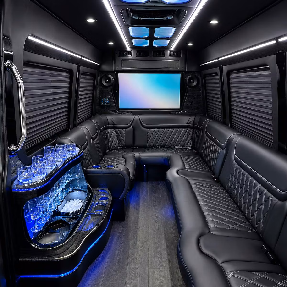 party bus interior